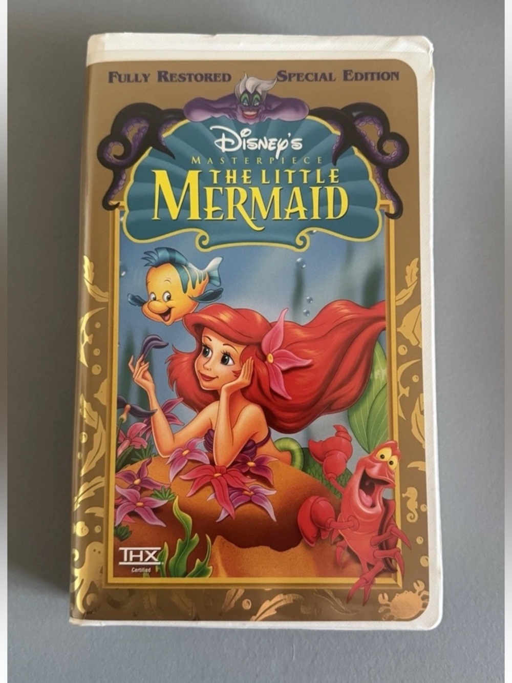 Disney The Little Mermaid VHS 1998 Masterpiece Special Edition Restore THX 12731